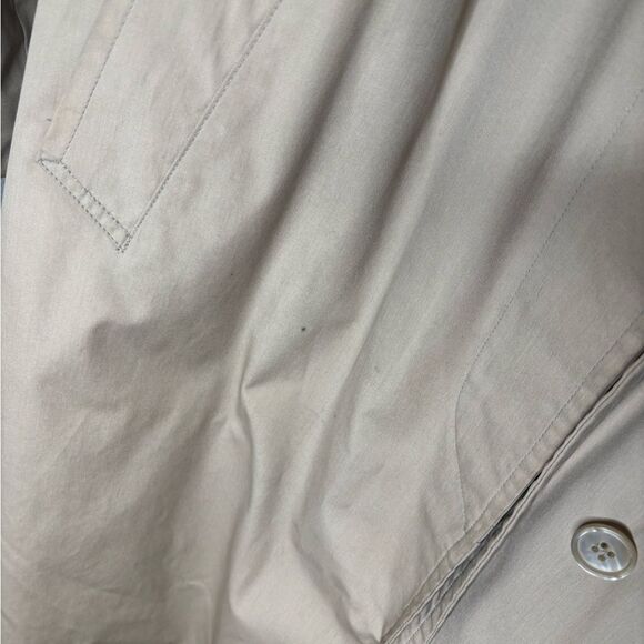 London Fog size 16 vintage main coats beige fur lined trench coat - Picture 2 of 8